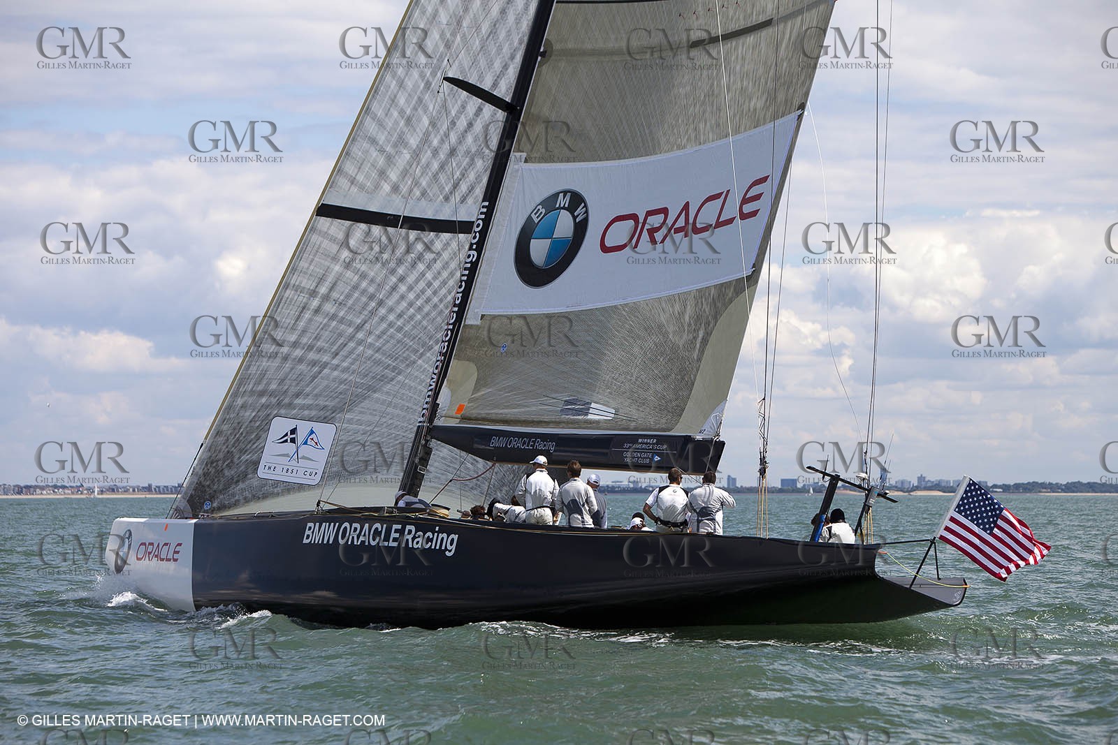02 08 2010 - Cowes (UK, IOW) - The 1851 Cup -  BMW ORACLE Racing - Training Day.