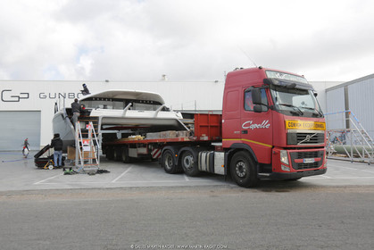 17 01 2018, La Grande Motte (FRA), Gunboat 68  1 launch
