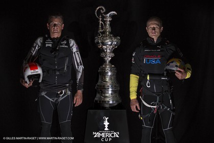 26 08 2013 - San Francisco, CA - Dean Barker and Jimmy Spithill for the America's Cup