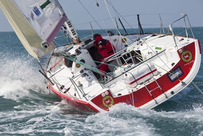 13 03 2010 -  La Grande Motte   Port Camargue (FRA) - Groupe Bel - Kito de Pavant   Sebastien Audigane training for Transat AG2R