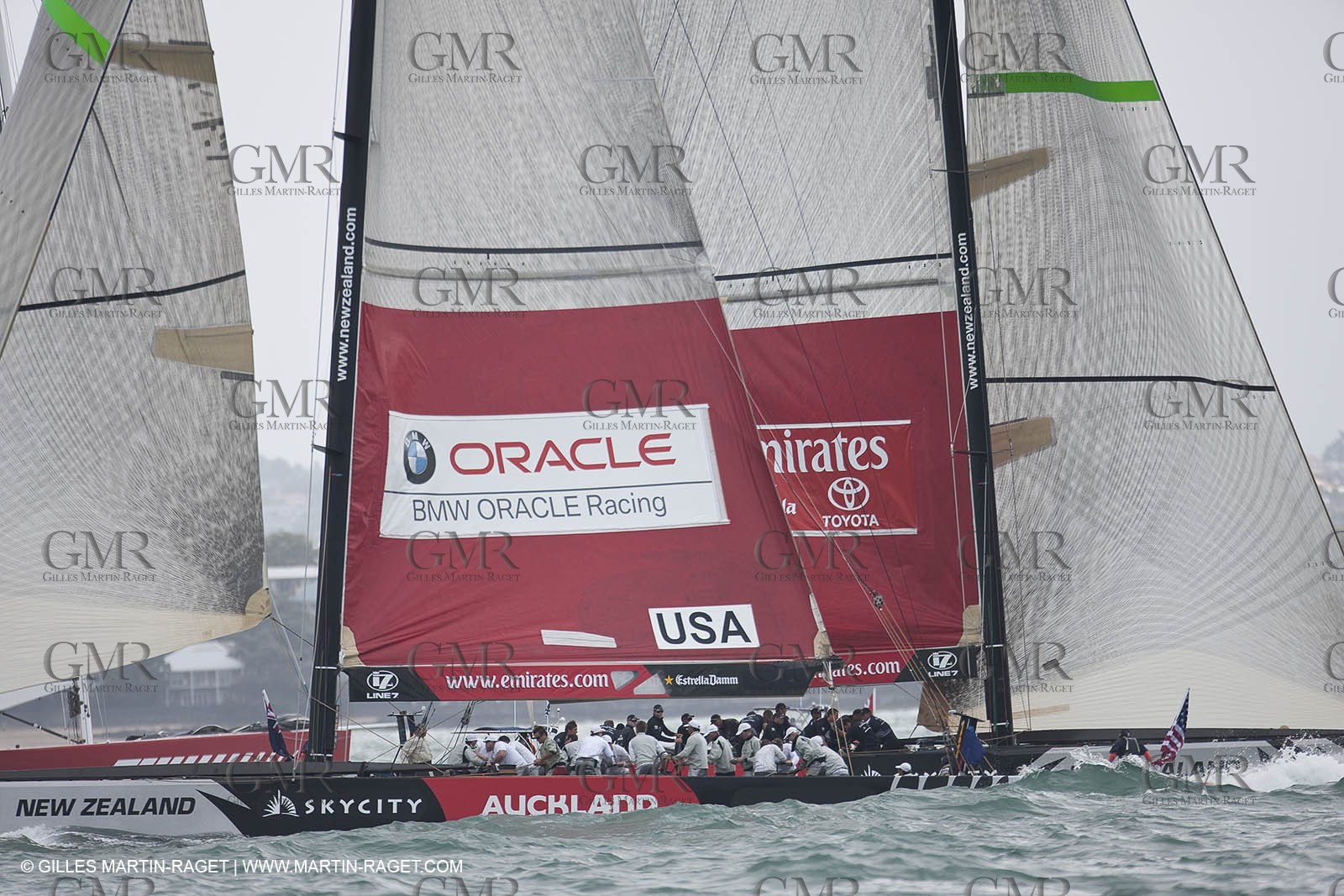 09 02 2009 - Auckland (NZL) -  Louis Vuitton Pacific Series -  Racing Day 9 - Round Robin 2