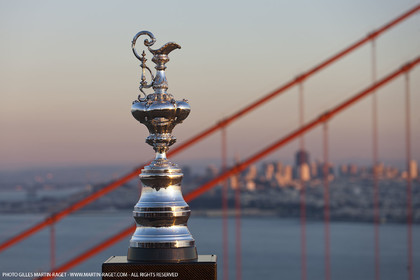 04 01 2011 - San Francisco (USA, CA) - 34th America's Cup - The America's Cup in San Francisco - Golden Gate Bridge