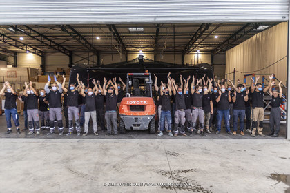 21 07 2020, La Grande Motte (FRA), Gunboat, Gunboat 68 SeaTilt out of the shed