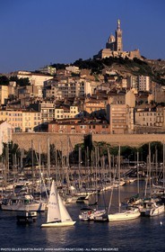 Old harbour - Basilica Notre Dame de la Garde
