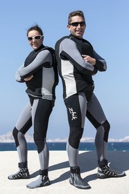 26 03 2013 - Marseille (FRA,13) - Ingrid Petitjean et Olivier Backes s'entraînent en Nacra 17 dans la brise