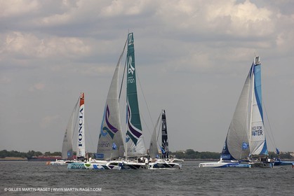03 07 2012 - New York (USA, NY) - Krys Ocean Race prologuie - arrival in New York