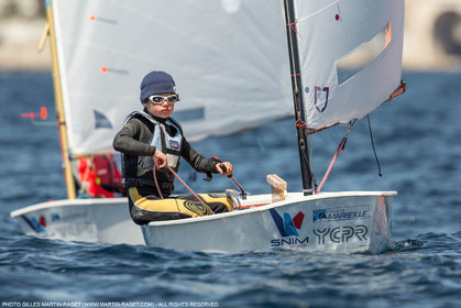 14 04 2016, Marseille (FRA,13), SNIM Dériveurs, Coupe Internationale de Printemps Optimist, Day 4