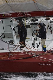 02 10 2007 - Le Havre (FRA,76) - Transat Jacques Vabre 2007 - Monos IMOCA start