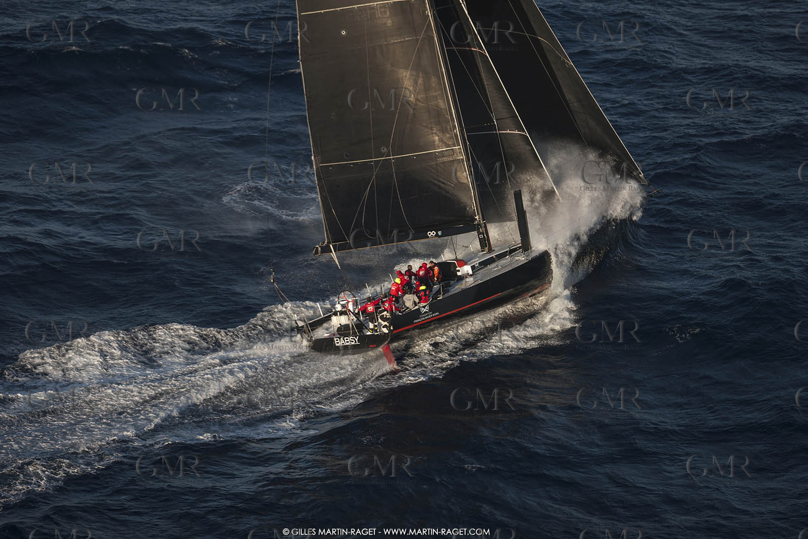 09 10 2017, Calvi (FRA,20), VOR 70 Babsy, Tentative de record autour de la Corse à la voile, skipper Franck Cammas