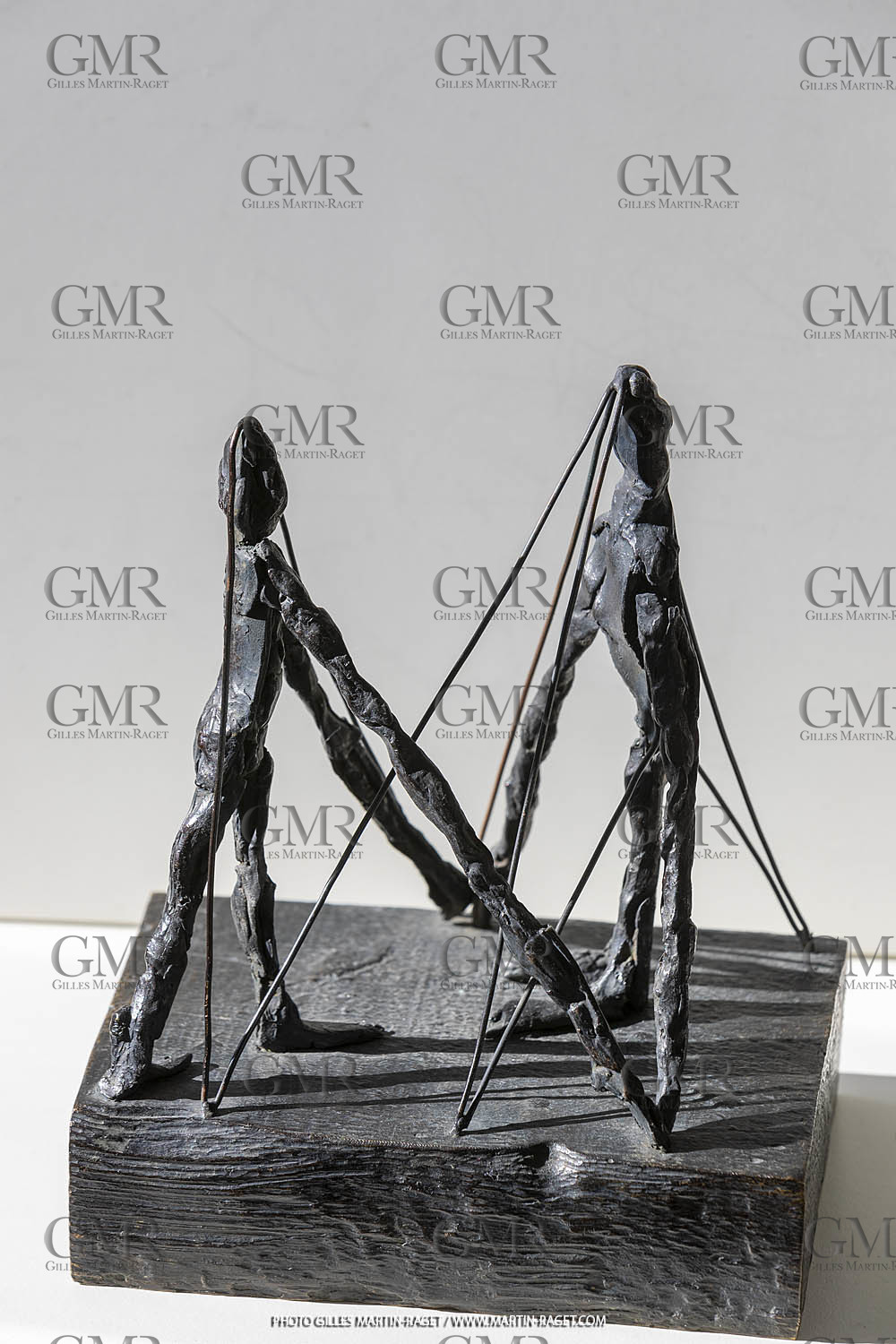 Oeuvre de Germaine Richier, La Lutte, 1946, Epreuve d'exposition