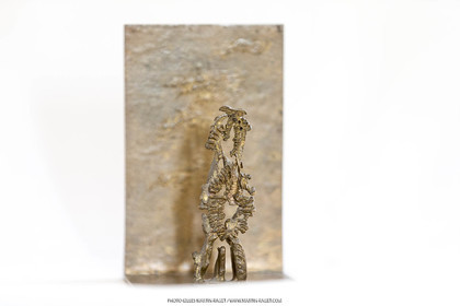 06 03 2016, Saint Etienne du Grès (FRA,13), Oeuvre de Germaine Richier, Seiche n° 27 sur équerre, 1955-56
