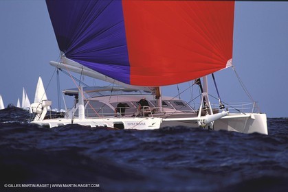 Cruising multihull sailing