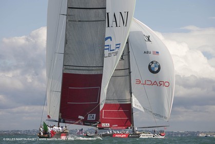 11 02 2009 - Auckland (NZL) - Louis Vuitton Pacific Series - Racing Day 11 - sail off