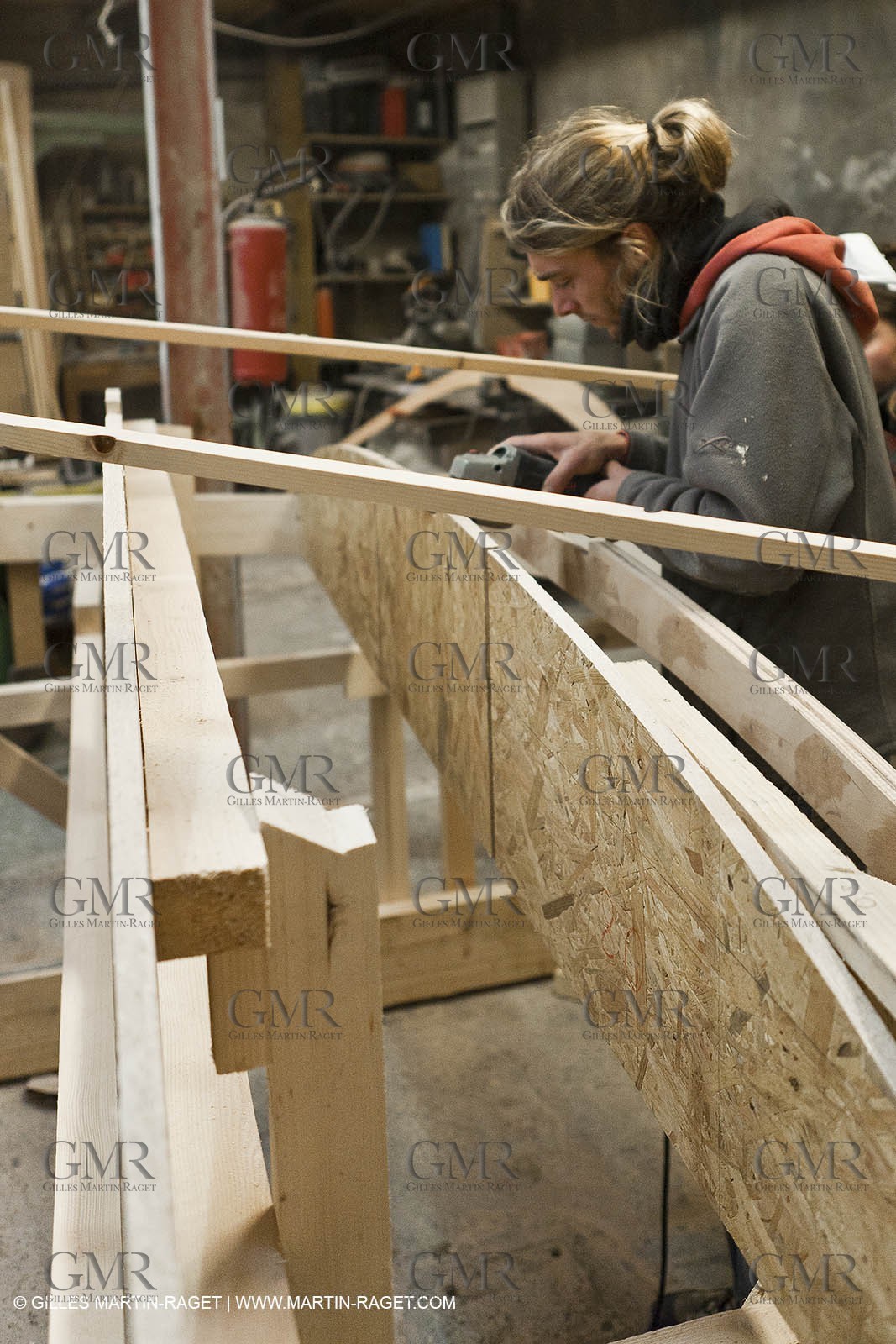 18 01 2012 - Marseille (FRA,13) - Alcyon construction at Carènes boat yard