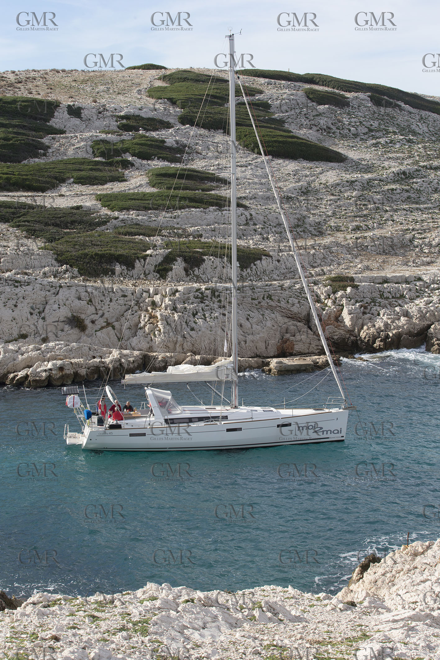 08 01 2016, Marseille (FRA, 13), Cruising in winter in the Calanques