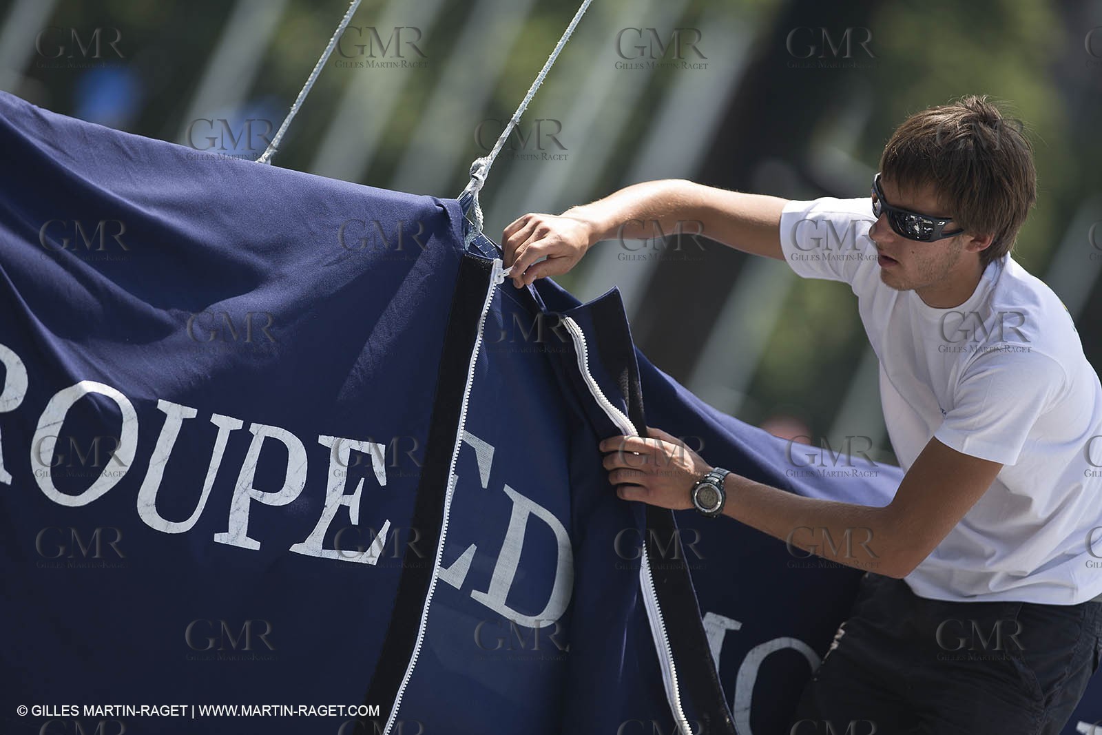 05 07 2012 - New York (USA) - Ocean Krys Race - Speed runs in fornt of NY city