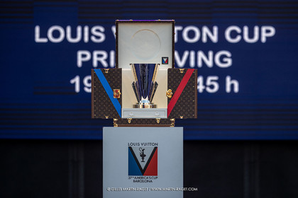 04 10 2024, Barcelona (ESP), 37th America's Cup, Louis Vuitton Cup Final, Race Day 7 , Prizegiving