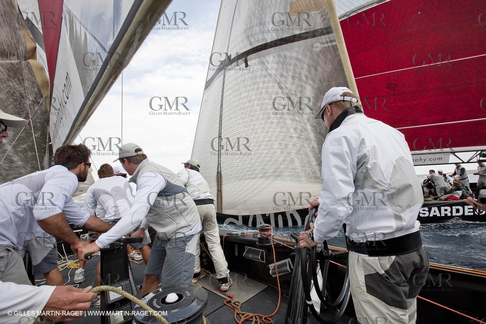 19 05 2010 - La Maddalena (ITA, Sardinia) Louis Vuitton Trophy - BMW ORACLE Racing - Training