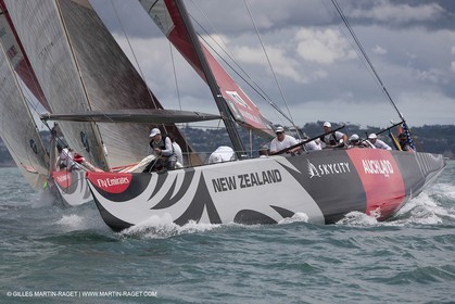 11 02 2009 - Auckland (NZL) - Louis Vuitton Pacific Series - Racing Day 11 - sail off