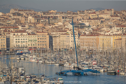 17 05 2022, Marseille (FRA), Arrivée du trimaran Ultim SVR LAZARTIGUE à Marseille