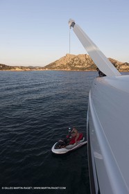 18 08 2011 - La Maddalena (ITA, Sardinia) - Motor yacht Inception