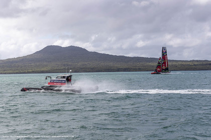 10 12 2020 - Auckland (NZL) - 36th America's Cup - Practice Sessions - Day 2 - TV Cat