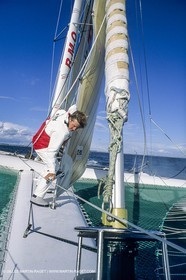 Sailing, Offshore Racing, Route du Rhum 1990, RMO, Laurent Bourgnon