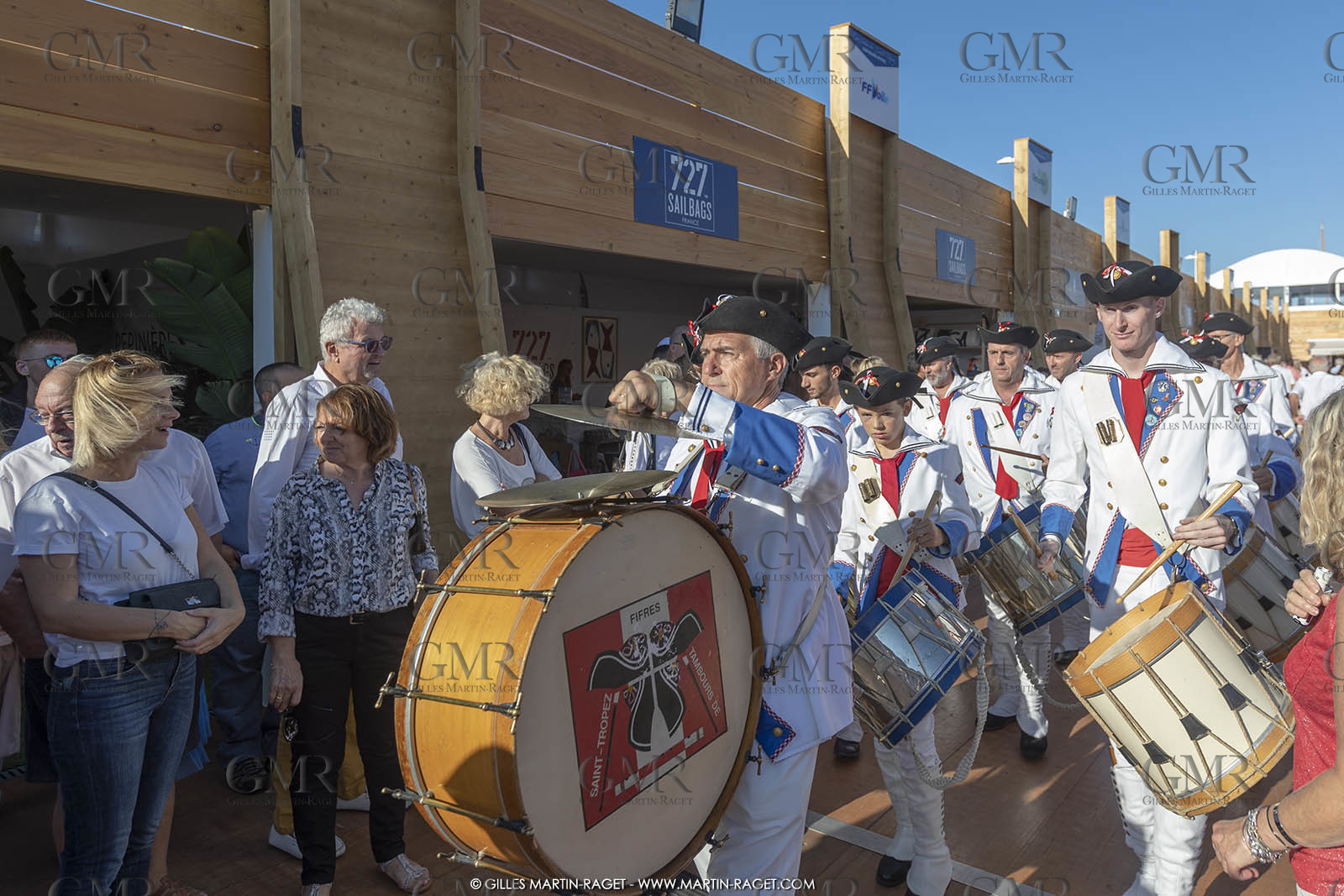 29 09 2018, Saint-Tropez (FRA,83), Voiles de Saint-Tropez 2019, Arrival Cannes-Saint-Tropez and trainings, inauguration du village