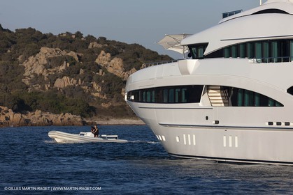 18 08 2011 - La Maddalena (ITA, Sardinia) - Motor yacht Inception