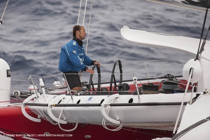 12 09 2012 - Marseille (FRA,13) - Trimaran Sodebo - Thomas Coville - Trans Mediterranée record attempt.