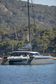 16 02 2019, Porquerolles (FRA,83), Gunboat 68 sail testing  3