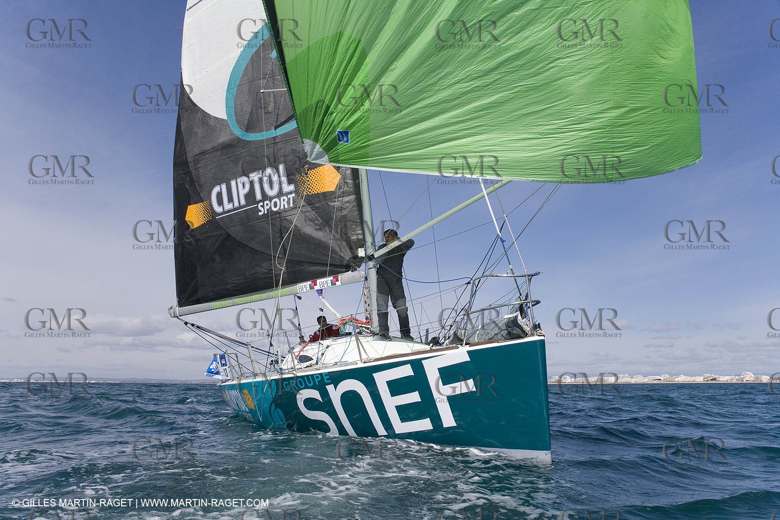 27 03 08- La Grande Motte- (FRA,34) Transat AG2R 2008- Jean-Paul Mouren- Laurent Pellecuer