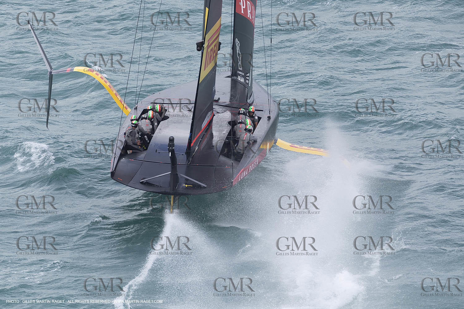 10 12 2020 - Auckland (NZL) - 36th America's Cup - Practice Sessions - Day 2 -Luna Rossa Prada Pirelli Team