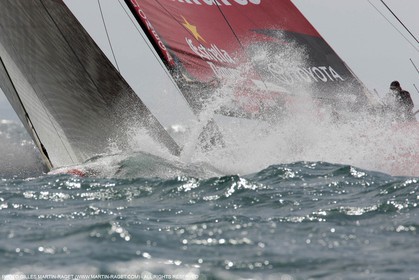 23 05 2007-Valencia (Spain)- 32nd America's Cup - Louis Vuitton Cup - Semi-final - Day 8