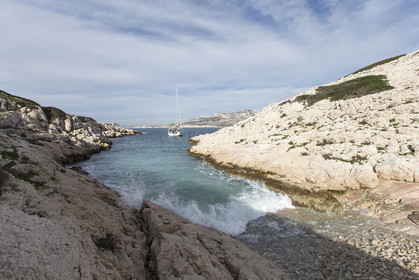 08 01 2016, Marseille (FRA, 13), Cruising in winter in the Calanques