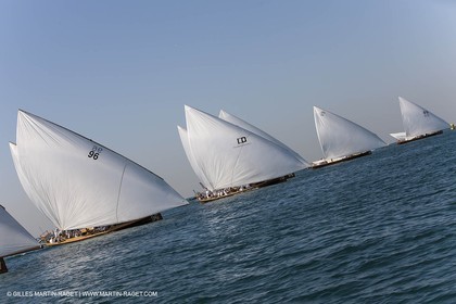 20 11 2010 - Dubai (UAE) - Dubai Louis Vuitton Trophy - Courses de boutres traditionnels pour les équipes engagées