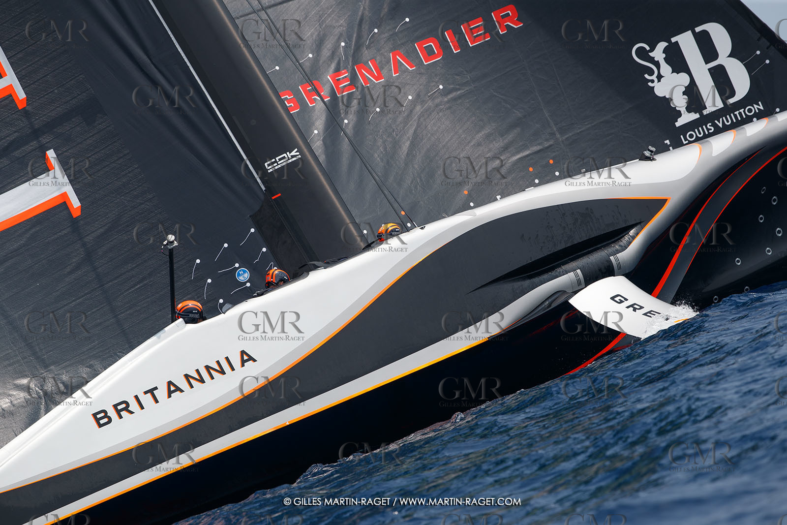 19 08 2024, Barcelona (ESP), Louis Vuitton 37ème America's Cup, Louis Vuitton Preliminary Regatta, Training Day,