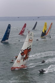03 10 2007 - Le Havre (FRA,76) - Transat Jacques Vabre 2007 - Départ Monos IMOCA**03 10 2007 - Le Havre (FRA,76) - Transat Jacques Vabre 2007 -Monos IMOCA start