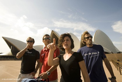 Sydney, Australia, Thomas Coville trimaran Sodebo building at Boat Speed