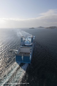14 01 2012 - Marseille (FRA,13) - La Meridionale shipping company - the Piana off Marseille and the Calanques