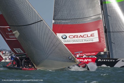08 02 2009 - Auckland (NZL) -  Louis Vuitton Pacific Series -  Racing Day 8 - Round Robin 2