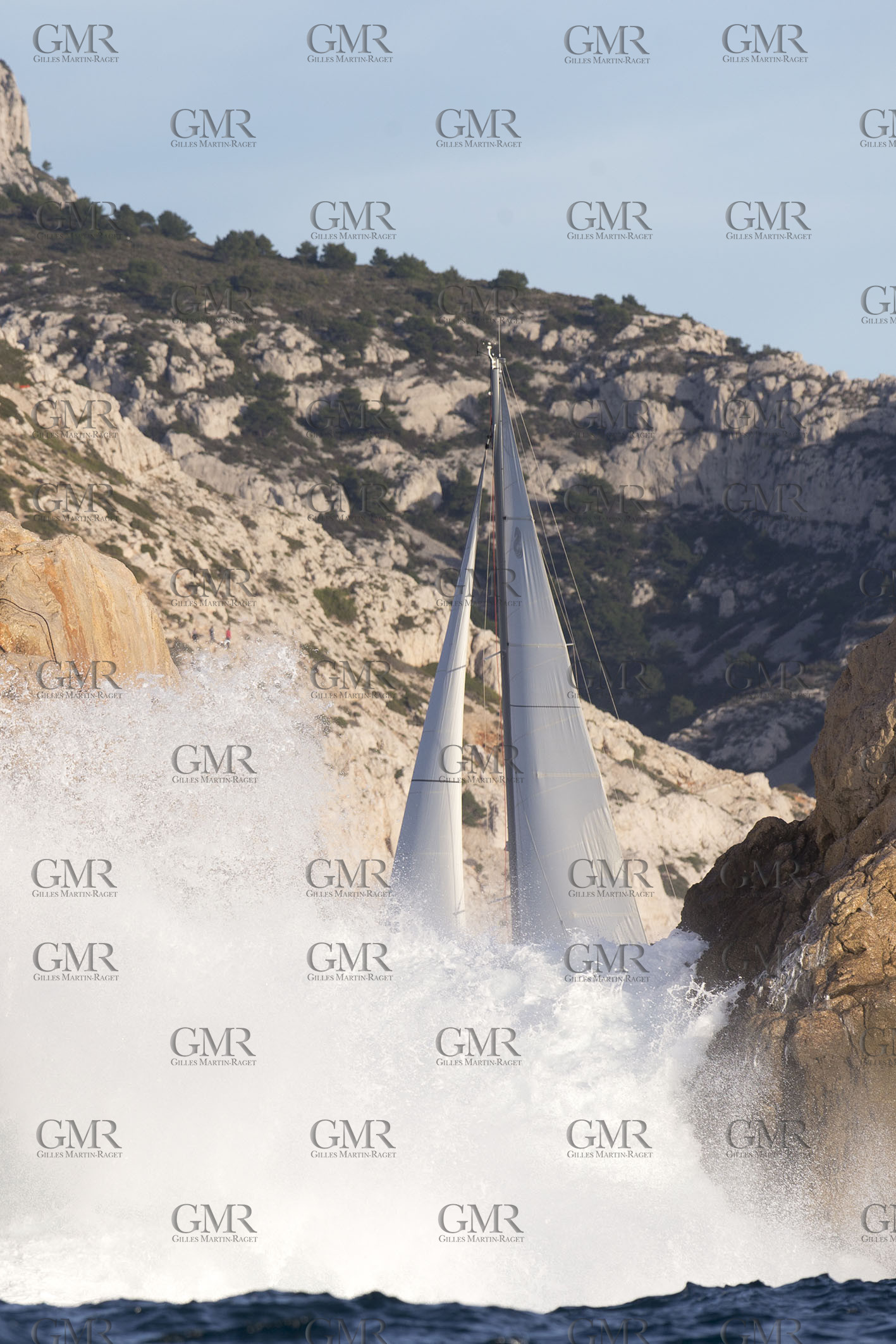 08 01 2016, Marseille (FRA, 13), Cruising in winter in the Calanques