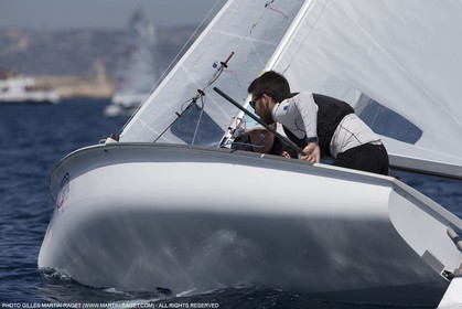 10 04 2015, Marseille (FRA), Yachting Club de la Pointe Rouge - Coupe Internationale de Printemps des 470, Day 3