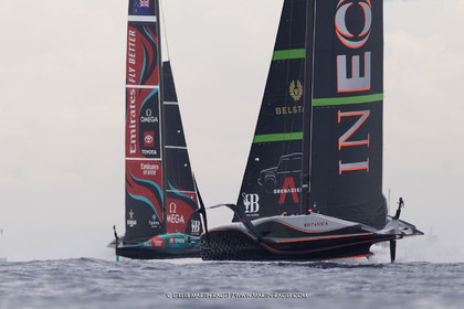 18 10 2024, Barcelona (ESP), Louis Vuitton 37th America's Cup, Final Match, Race Day 5, Race 7