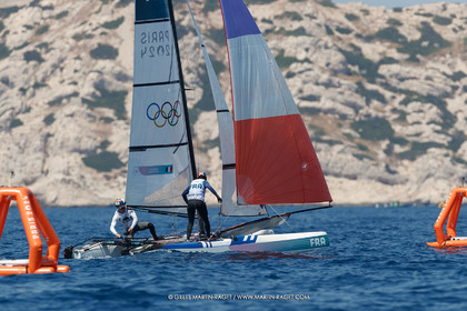 05 08 2024, Marseille (FRA), Paris 2024 Olympic Games, Sailing, Race Day 8