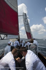 19 05 2010 - La Maddalena (ITA, Sardinia) Louis Vuitton Trophy - BMW ORACLE Racing - Training