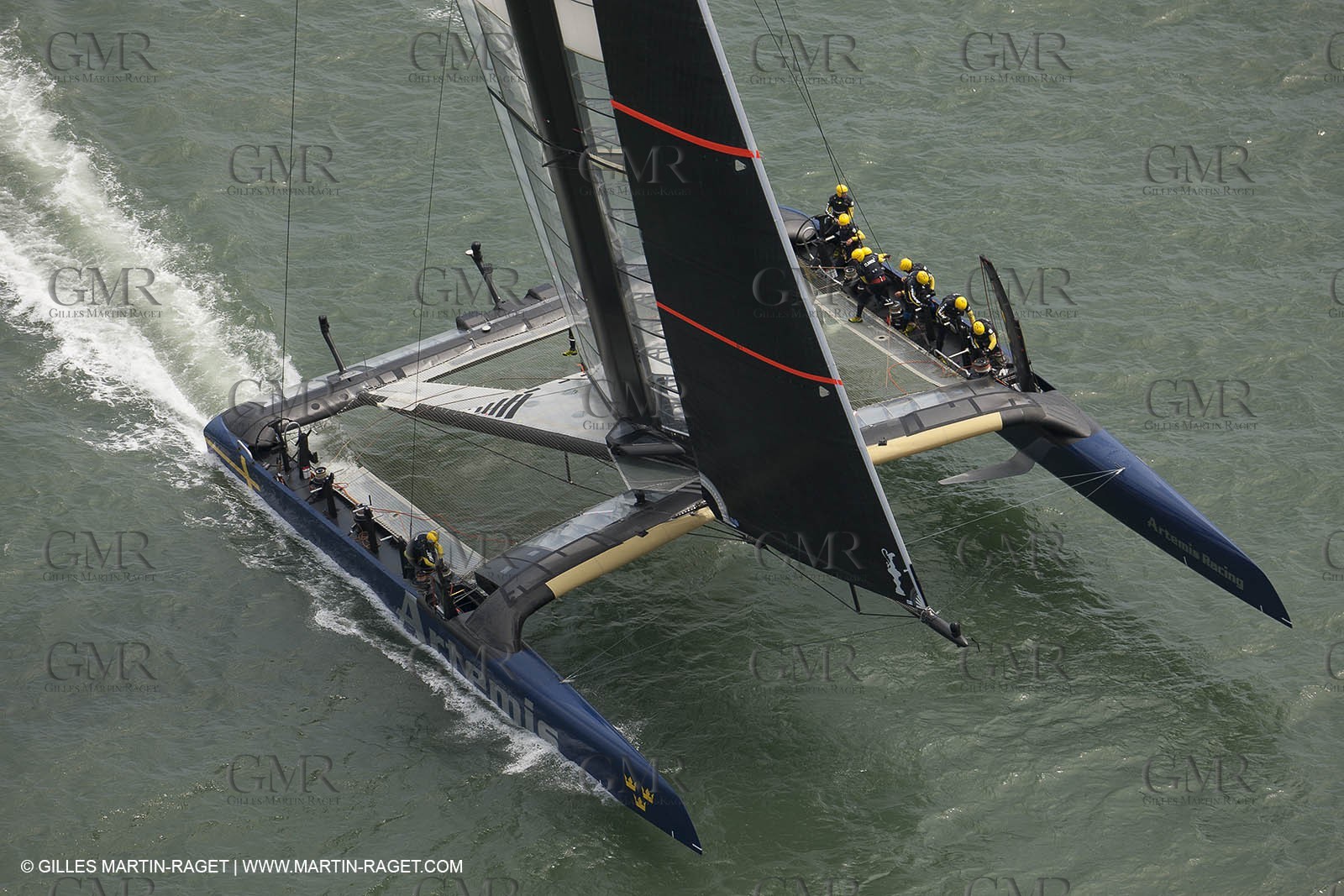 03 08 2013 - San Francisco (USA,CA) - 34th America's Cup - Louis Vuitton Cup - Semi-finals - Luna Rossa vs Artemis Racing - Race 1 - Artemis Racing