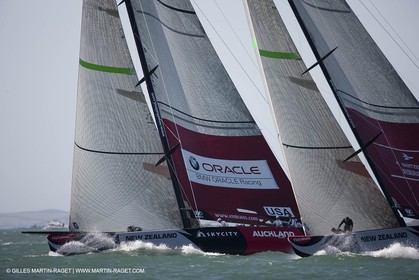 08 02 2009 - Auckland (NZL) -  Louis Vuitton Pacific Series -  Racing Day 8 - Round Robin 2