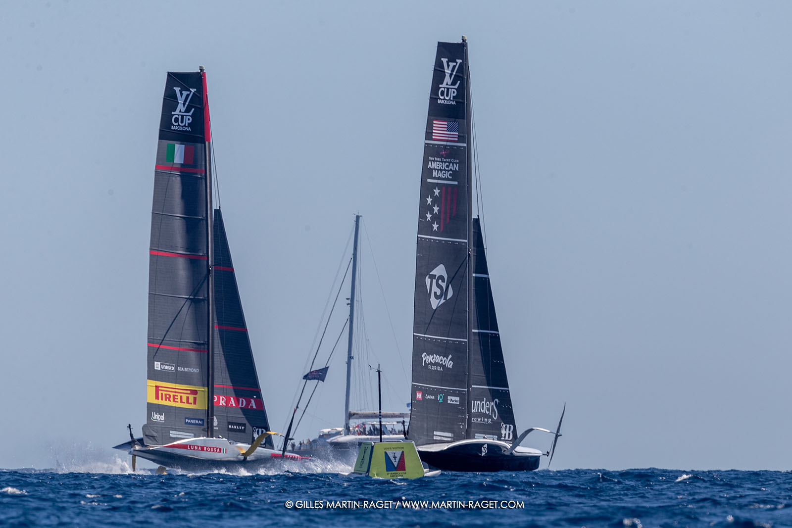 16 09 2024, Barcelona (ESP), 37th America's Cup, Louis Vuitton Cup Semi-final, Race Day 2