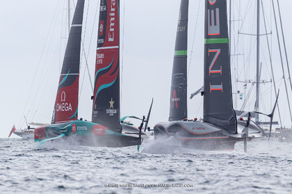 12:10 2024, Barcelona (ESP), Louis Vuitton 37th America's Cup, Final Match, Race Day 1, Race 1